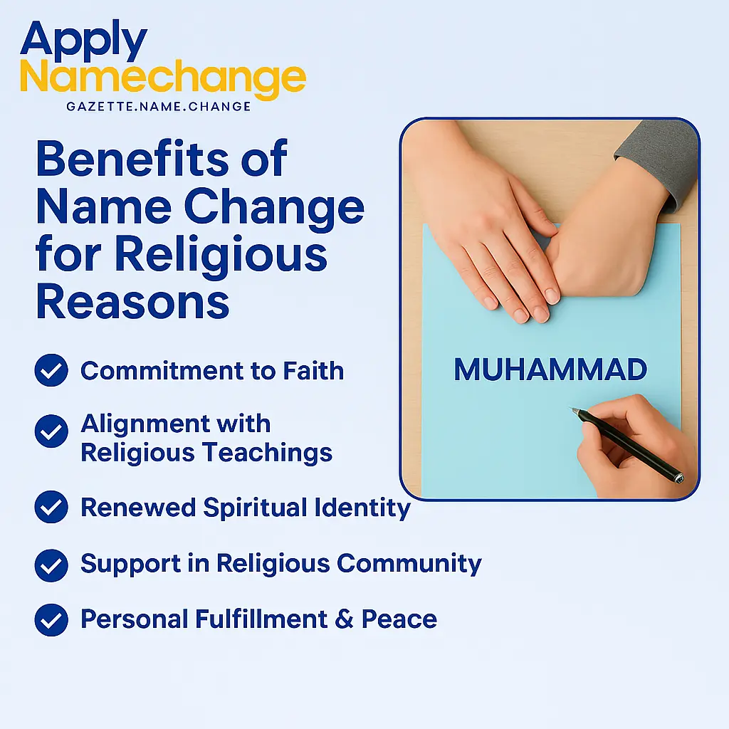 Benefits of Religious Name Change